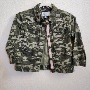 Gymboree Camouflage Jacket - Olive and Charcoal